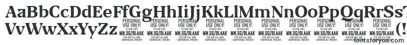 Czcionka BlaakBold PERSONAL – TTF czcionki