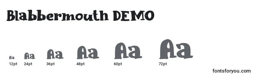 Blabbermouth DEMO Font Sizes