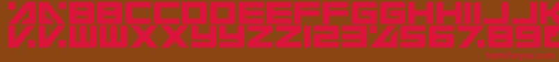 ElectricToaster Font – Red Fonts on Brown Background