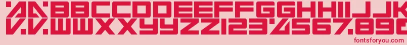ElectricToaster Font – Red Fonts on Pink Background