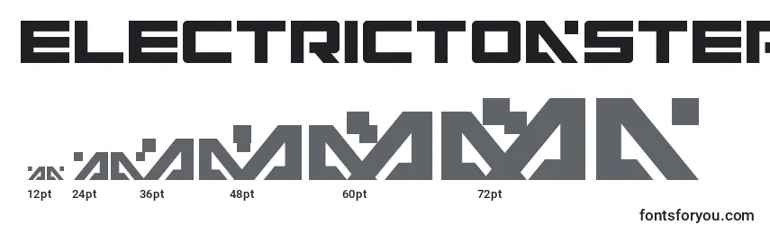 ElectricToaster Font Sizes