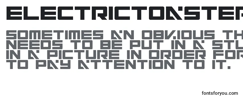 Обзор шрифта ElectricToaster