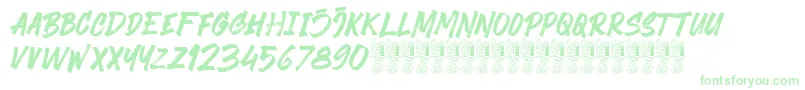 Black Finger Demo Font – Green Fonts