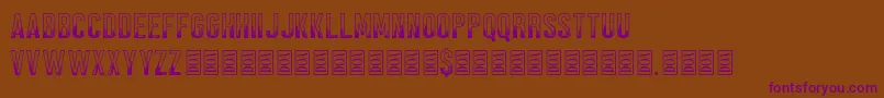 Black Forest Font – Purple Fonts on Brown Background