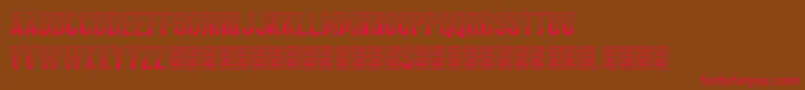 Black Forest Font – Red Fonts on Brown Background