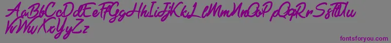 Шрифт Black Freeday – фиолетовые шрифты на сером фоне