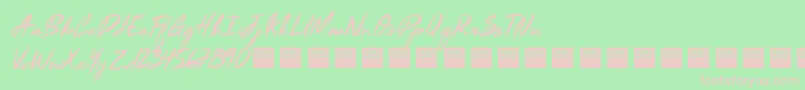 More about Black Marble Demo Font Black Marble Demo Font – Pink Fonts on Green Background