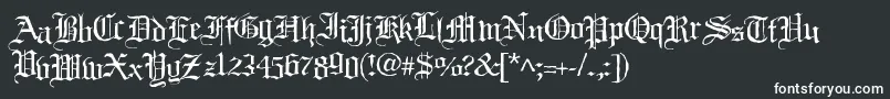 Black Night Font – White Fonts