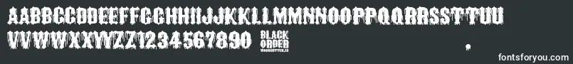 Black Order Font – White Fonts