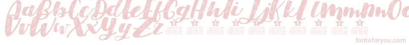 Black Pearl Personal Use Font – Pink Fonts on White Background