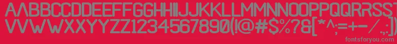 black rovers regular Font – Gray Fonts on Red Background