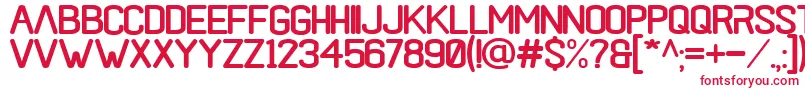 black rovers regular Font – Red Fonts on White Background