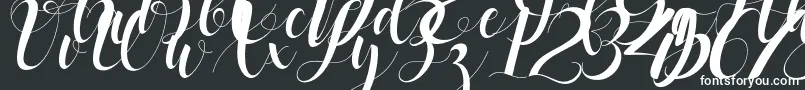 black stud-fontti – valkoiset fontit