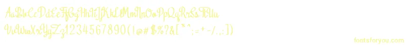 Black Sweet Font – Yellow Fonts