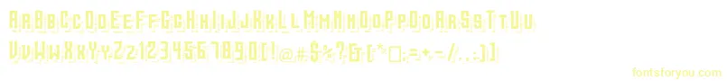 SanctumShadelines Font – Yellow Fonts