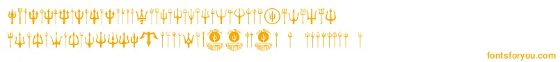 Black Trident Font – Orange Fonts
