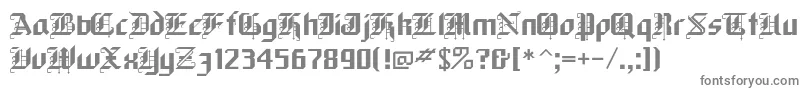 フォントblack – 白い背景に灰色の文字