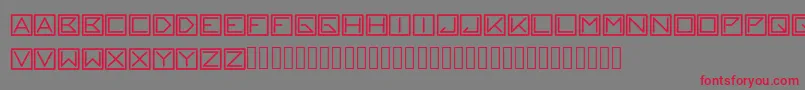 blackblock Font – Red Fonts on Gray Background