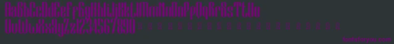 BlackCameo Demo Font – Purple Fonts on Black Background