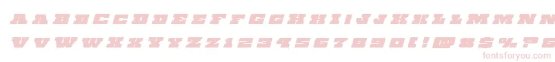 Chicagoexpresstitleital Font – Pink Fonts on White Background