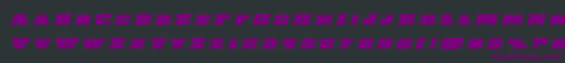 Chicagoexpresstitleital Font – Purple Fonts on Black Background