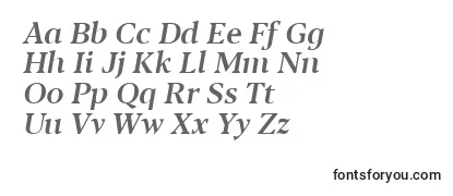 Czcionka Blacker Text Medium Italic trial