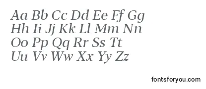Czcionka Blacker Text Regular Italic trial