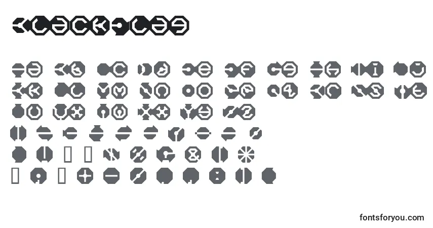 Шрифт BlackFlag (121510) – алфавит, цифры, специальные символы