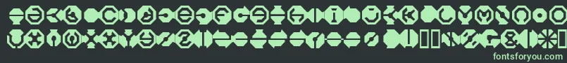 BlackFlag Font – Green Fonts on Black Background