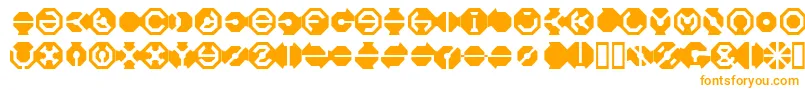 BlackFlag-Schriftart – Orangefarbene Schriften