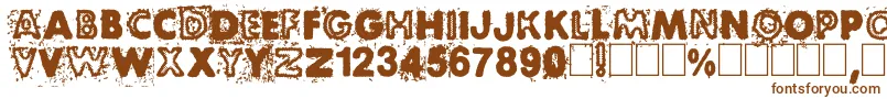 BlackNdot Font – Brown Fonts