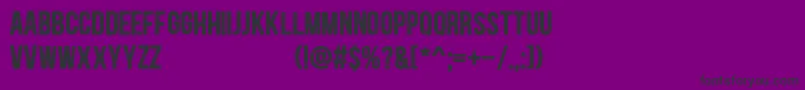 Blackside Rust Bold Font – Black Fonts on Purple Background