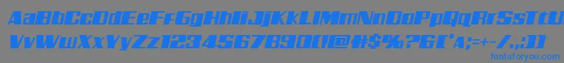 Подробнее о шрифте Galacticstormital Шрифт Galacticstormital – синие шрифты на сером фоне