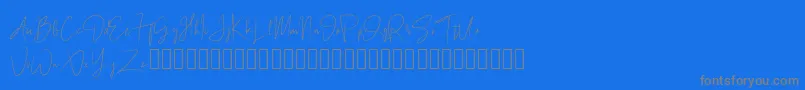 Подробнее о шрифте BlackSingature Шрифт BlackSingature – серые шрифты на синем фоне