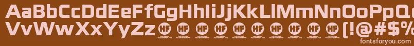 More about blackthorns black DEMO Font blackthorns black DEMO Font – Pink Fonts on Brown Background