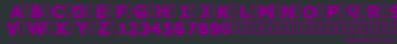 BLACM    Font – Purple Fonts on Black Background