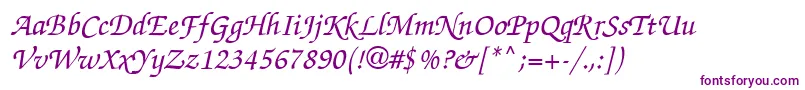 ChanceryScriptMediumSsiMediumItalic Font – Purple Fonts