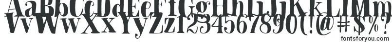 Шрифт Blade Hallowen Font – большие шрифты