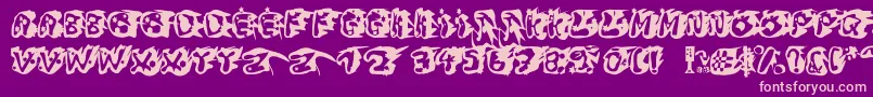 More about Blanc et Noir Font Blanc et Noir Font – Pink Fonts on Purple Background