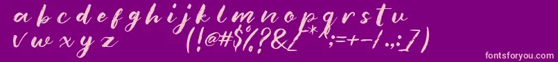 En savoir plus sur la police blankmonkey Police blankmonkey – polices roses sur fond violet
