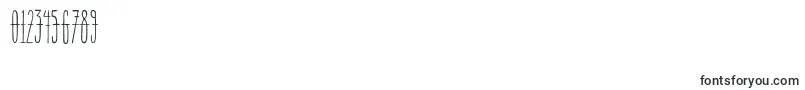 Corder-Schriftart – Schriften für Zahlen und Nummern