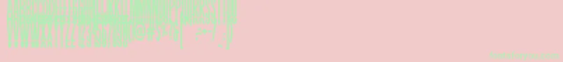 Шрифт BLASTIMO SANS – зелёные шрифты на розовом фоне