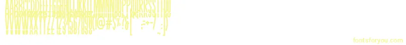 BLASTIMO SANS Font – Yellow Fonts on White Background