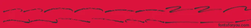 Blastimo Swash Font – Black Fonts on Red Background