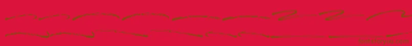 Blastimo Swash Font – Brown Fonts on Red Background