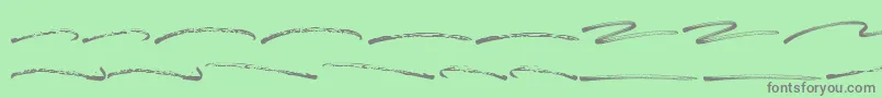 Blastimo Swash Font – Gray Fonts on Green Background