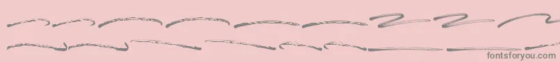 Blastimo Swash Font – Gray Fonts on Pink Background