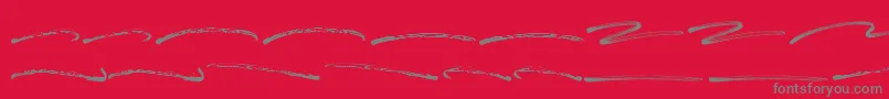 フォントBlastimo Swash – 赤い背景に灰色の文字