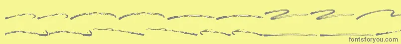 Blastimo Swash Font – Gray Fonts on Yellow Background