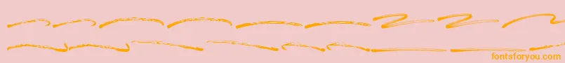 Blastimo Swash Font – Orange Fonts on Pink Background
